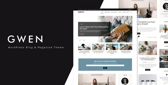 Gwen - Personal Blog WordPress Theme