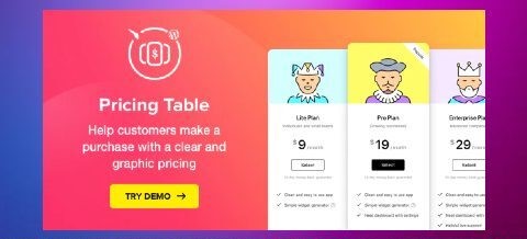 Pricing Table WordPress Pricing Table Plugin