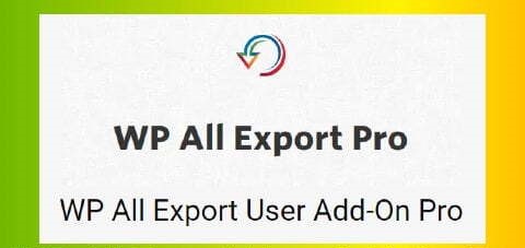 WP All Export User Add-On Pro Plugin