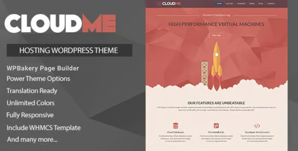 Cloudme Host WordPress Hosting Theme