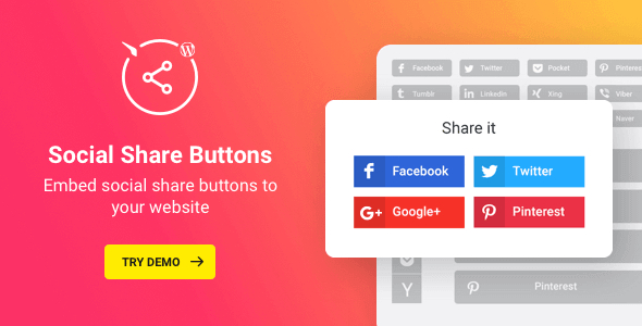 Social Share Buttons for WordPress Plugin